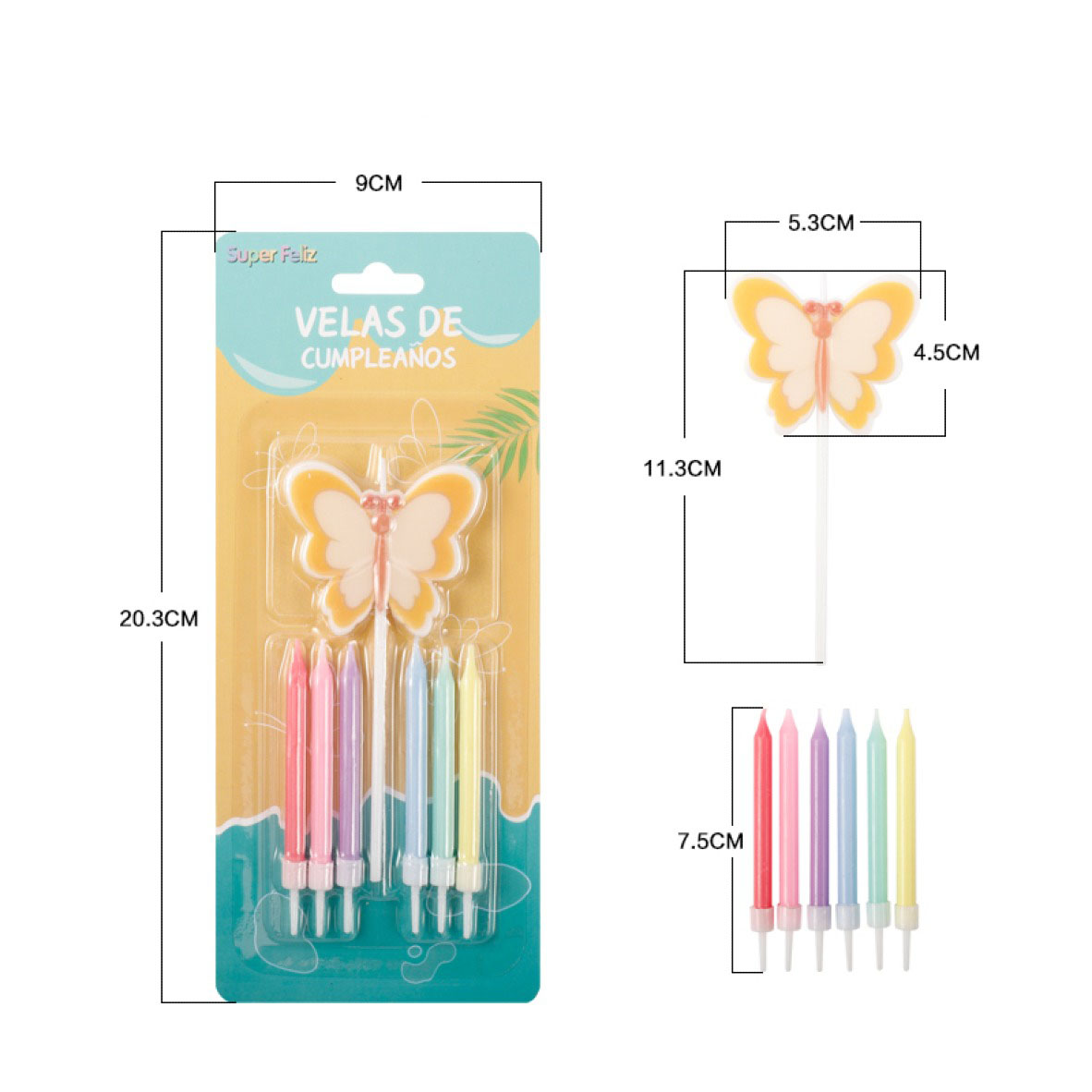 Velas de Mariposa