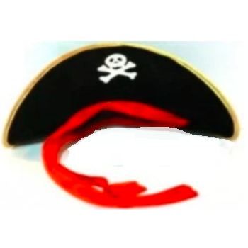 gorro pirata tela adulto  
