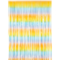 cortina multicolor colores pasteles 