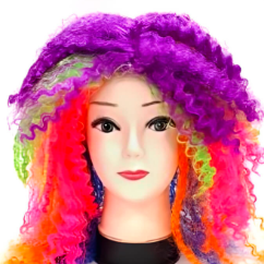 peluca frizz colores