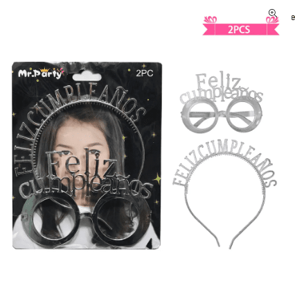 Set de lentes y cintillo 