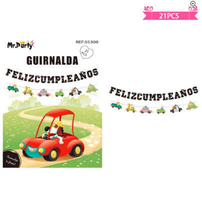 Guirnaldas de autos21pcs