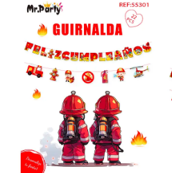 Guirnaldas de bomberos 22pcs