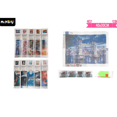 Pintura de diamante con figura