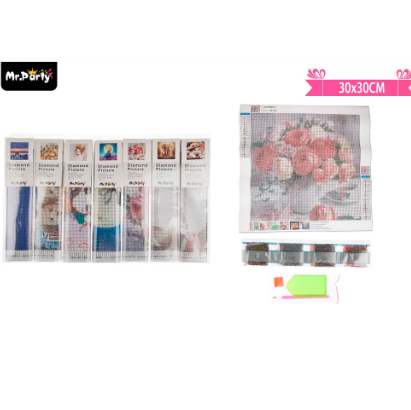 Pintura de diamante con figura