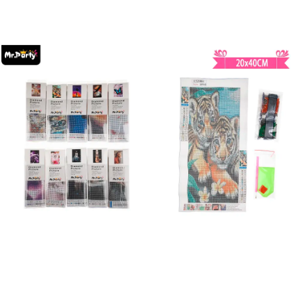 Pintura de diamante con figura