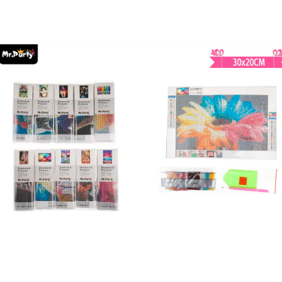 Pintura de diamante con figura