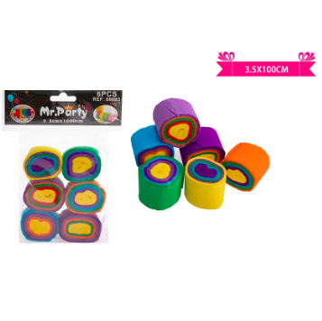 Festón de fiesta decorativo 6pcs