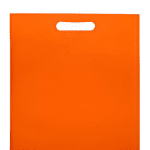 bolsa tnt naranjo 30x25