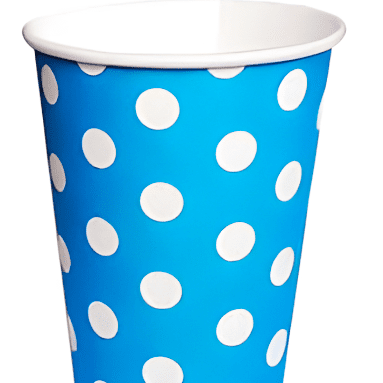 vasos lunares celeste ( 10 unds.)