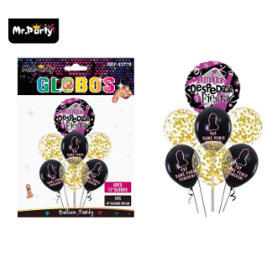 Set de globos de látex 7pcs despedida de solteras