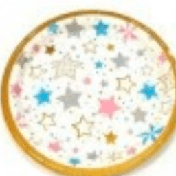 plato estrellas  (10 unds)