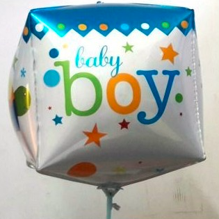 globo metalico -baby shower- niño