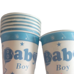 vaso -baby shower -celeste 10 unds