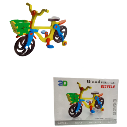 bicicleta madera armable 