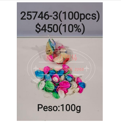 conchas de colores