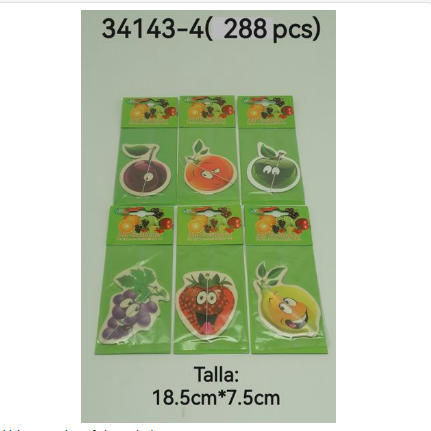 tabletas con sabor a frutas sonriente