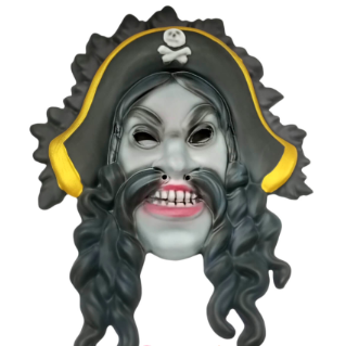 mascara pirata   -goma eva 