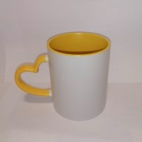 tazon oreja corazon amarillo 
