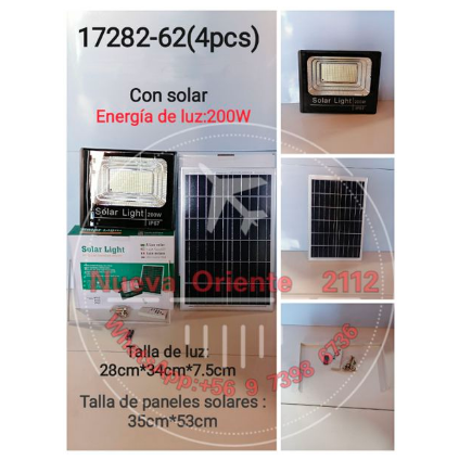 proyector solar 200w