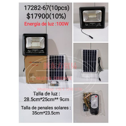 proyector solar 100w