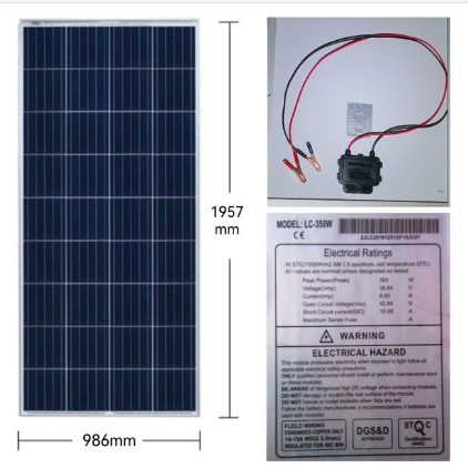 panel solar 350w