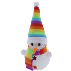 Muñeco de nieve led