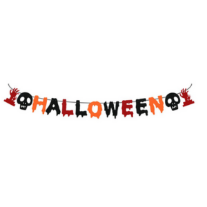 Halloween tira de bandera